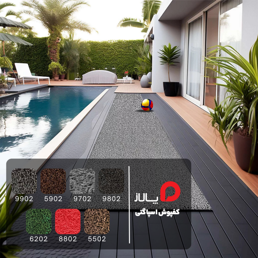 کفپوش اسپاگتی, خرید کفپوش اسپاگتی, کفپوش رشته‌ای, کفپوش مقاوم, کفپوش ضد لغزش, کفپوش ورودی, کفپوش پرتردد, کفپوش PVC, کفپوش تجاری, کفپوش سالن ورزشی